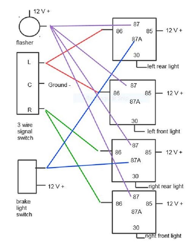 Technical - Question on turn signal wiring | The H.A.M.B.